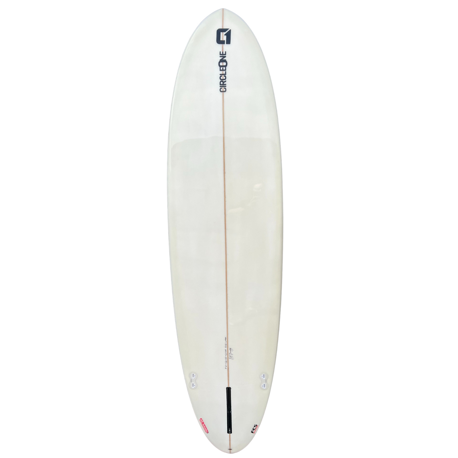 7ft 6 Southern Swells Round Tail Clear Epoxy Finish (FINS Included)